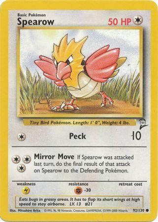 Base Set 2 - 092/130 - Spearow