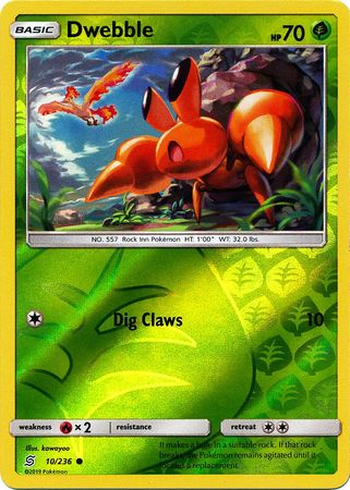 Unified Minds - 010/236 - Dwebble - Reverse Holo