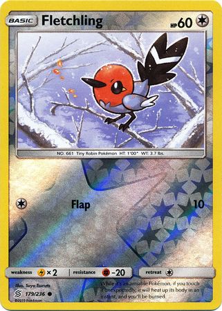 Unified Minds - 179/236 - Fletchling - Reverse Holo