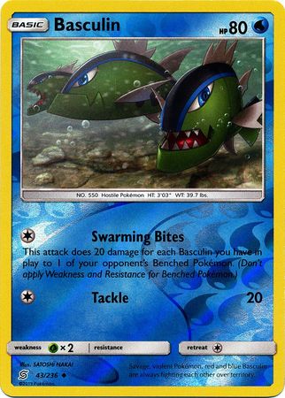 Unified Minds - 043/236 - Basculin - Reverse Holo