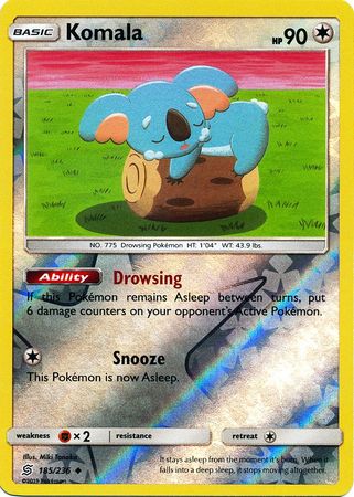 Unified Minds - 185/236 - Komala - Reverse Holo