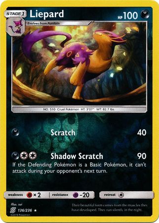 Unified Minds - 136/236 - Liepard - Reverse Holo