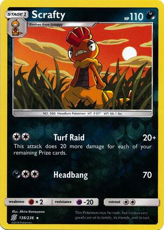 Unified Minds - 138/236 - Scrafty - Reverse Holo