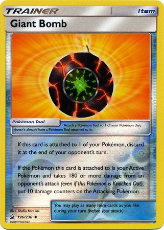 Unified Minds - 196/236 - Giant Bomb - Reverse Holo