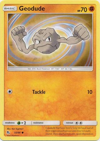 Hidden Fates - 033/068 - Geodude