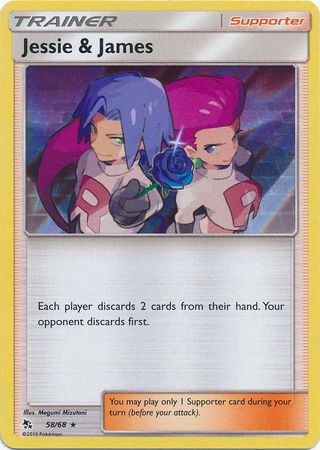 Hidden Fates - 058/068 - Jessie &amp; James - Holo