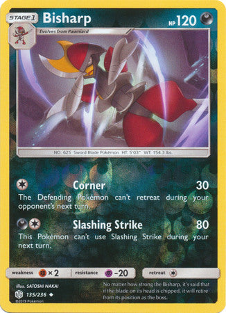 Cosmic Eclipse - 135/236 - Bisharp - Reverse Holo