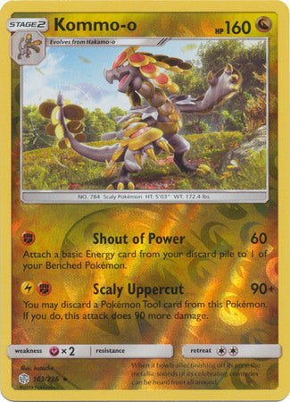 Cosmic Eclipse - 163/236 - Kommo-o - Reverse Holo
