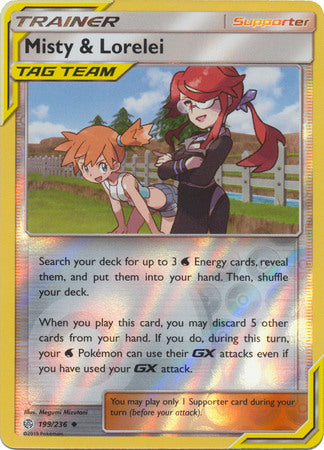 Cosmic Eclipse - 199/236 - Misty & Lorelei (Tag Team) - Reverse Holo