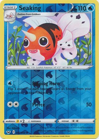 Sword & Shield - 047/202 - Seaking - Reverse Holo