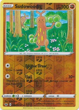 Sword & Shield - 100/202 - Sudowoodo - Reverse Holo