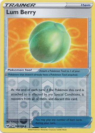 Sword & Shield - 168/202 - Lum Berry - Reverse Holo