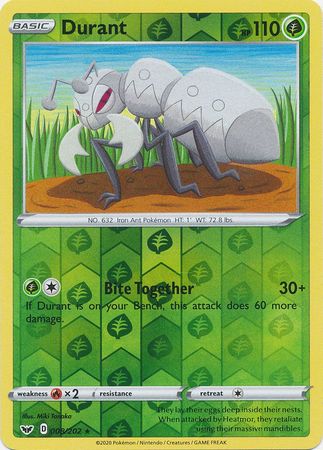 Sword & Shield - 008/202 - Durant - Reverse Holo