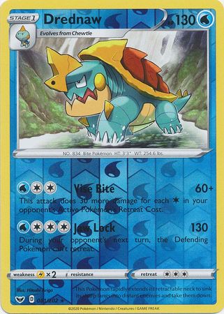 Sword & Shield - 061/202 - Drednaw - Reverse Holo