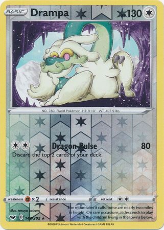 Sword & Shield - 149/202 - Drampa - Reverse Holo