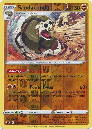 Sword & Shield - 110/202 - Sandaconda - Reverse Holo