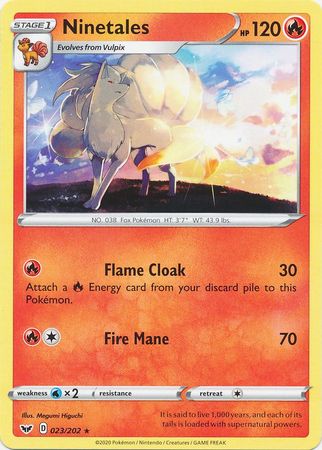 Sword & Shield - 023/202 - Ninetales