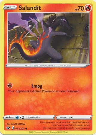 Sword & Shield - 027/202 - Salandit