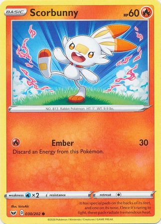 Sword & Shield - 030/202 - Scorbunny