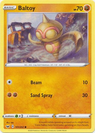 Sword & Shield - 101/202 - Baltoy