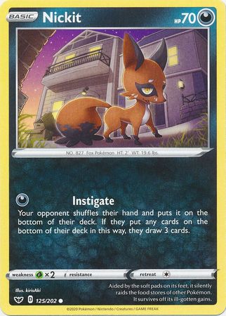 Sword & Shield - 125/202 - Nickit