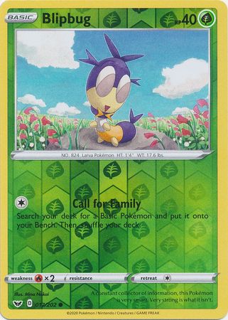 Sword & Shield - 017/202 - Blipbug - Reverse Holo