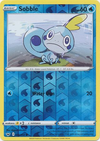 Sword & Shield - 054/202 - Sobble - Reverse Holo