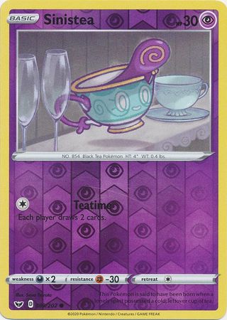 Sword & Shield - 089/202 - Sinistea - Reverse Holo