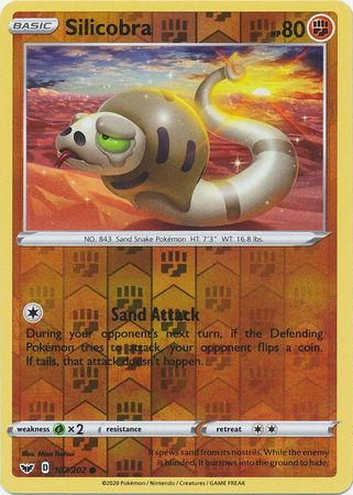 Sword & Shield - 107/202 - Silicobra - Reverse Holo