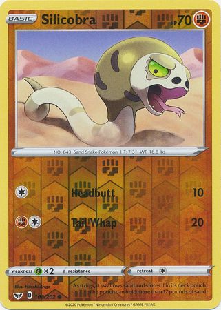 Sword & Shield - 108/202 - Silicobra - Reverse Holo