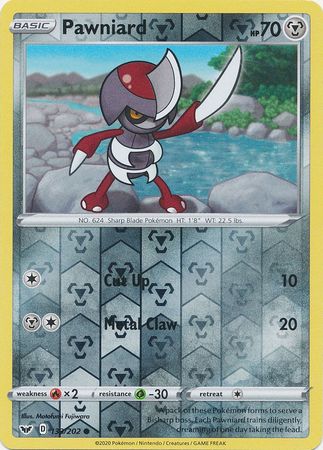 Sword & Shield - 133/202 - Pawniard - Reverse Holo