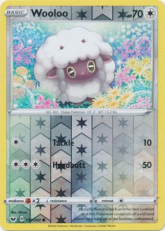 Sword & Shield - 153/202 - Wooloo - Reverse Holo