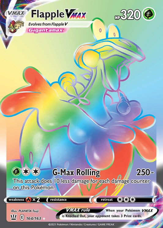 Battle Styles - 164/163 - Flapple VMAX