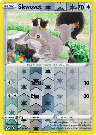 Rebel Clash - 151/192 - Skwovet - Reverse Holo
