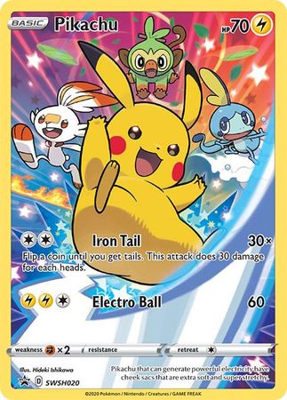 Black Star Promos - SWSH020 - Pikachu