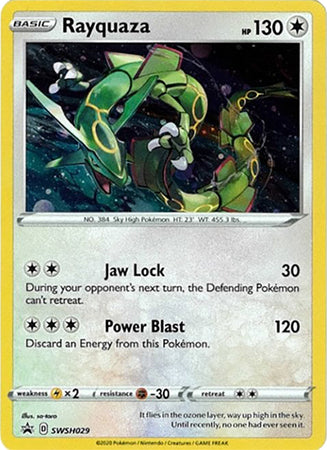 Black Star Promos - SWSH029 - Rayquaza - Holo