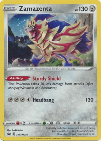 Black Star Promos - SWSH034 - Zamazenta - Holo