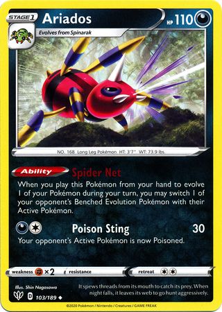 Darkness Ablaze - 103/189 - Ariados
