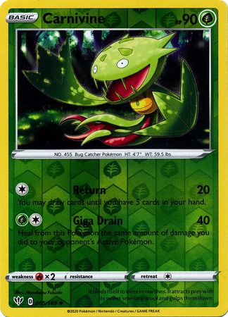 Darkness Ablaze - 005/189 - Carnivine - Reverse Holo