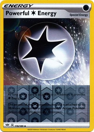 Darkness Ablaze - 176/189 - Powerful Colorless Energy - Reverse Holo