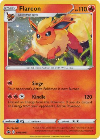 Black Star Promos - SWSH041 - Flareon - Holo