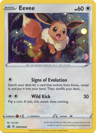 Black Star Promos - SWSH042 - Eevee - Holo