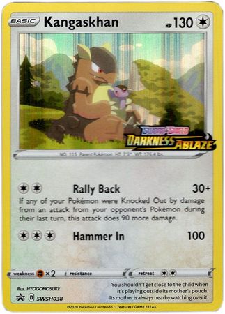 Black Star Promos - SWSH038 - Kangaskhan - Pre-Release Holo