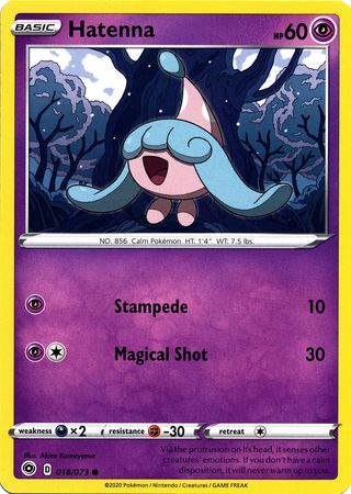 Champion's Path - 018/073 - Hatenna