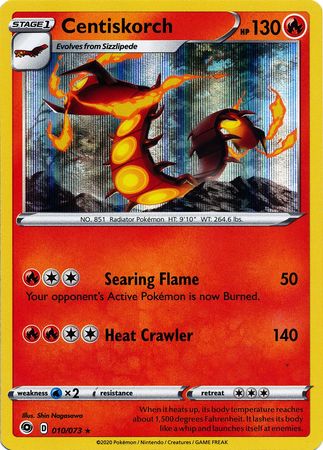 Champion's Path - 010/073 - Centiskorch - Holo
