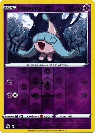 Champion's Path - 018/073 - Hatenna - Reverse Holo