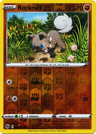Champion's Path - 029/073 - Rockruff - Reverse Holo