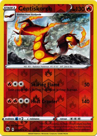 Champion's Path - 010/073 - Centiskorch - Reverse Holo