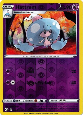 Champion's Path - 019/073 - Hattrem - Reverse Holo