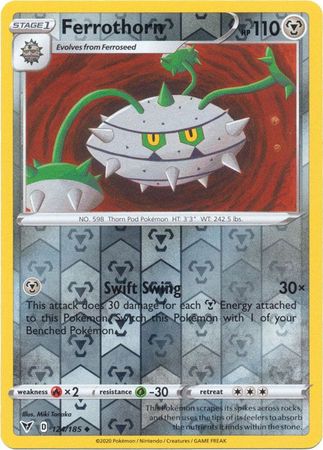Vivid Voltage - 124/185 - Ferrothorn - Reverse Holo